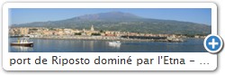 port de Riposto domin￰ar l'Etna - Sicile