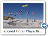 accueil hotel Playa Bianca